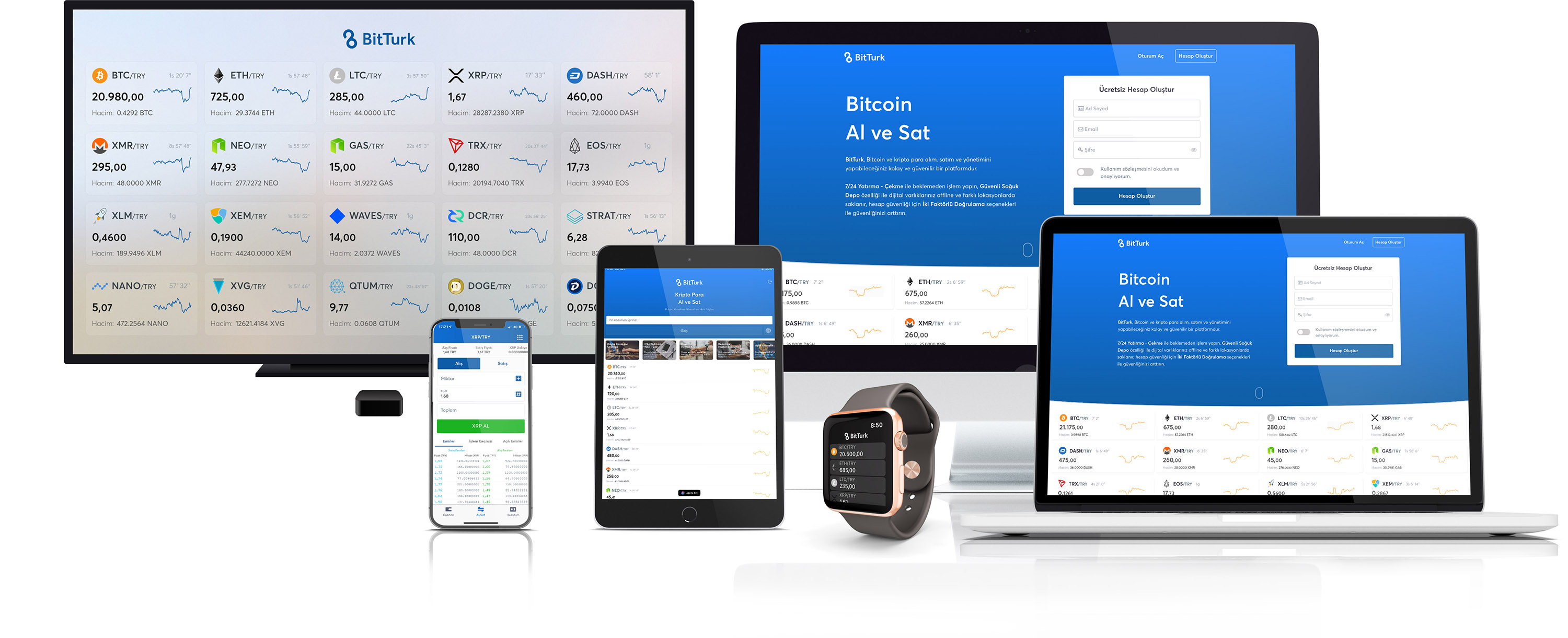BitTurk iOS uygulamasını indir & BitTurk Android uygulamasını indir
